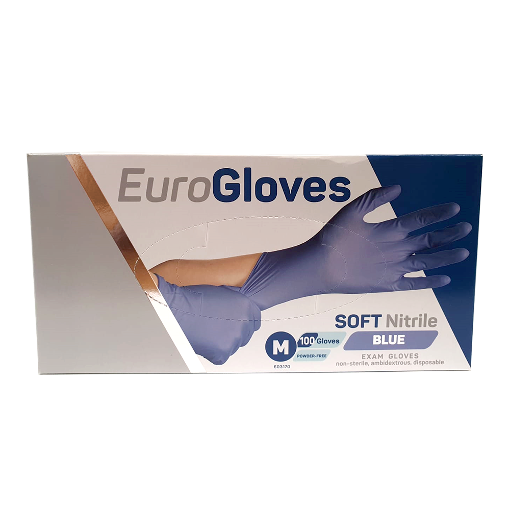 documentaire Hoofdkwartier ongerustheid Eurogloves Soft Nitriel Handschoenen 100 st. – Blauw – Meerdere maten –  ROCAS Nederland