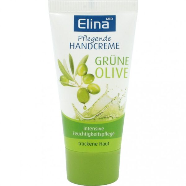 Elina Handcrème Groene Olijven - tube 50 ml - Staffelkorting