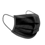 Mondmaskers - 3 laags met oorlussen Type IIR - 50 stuks - Zwart