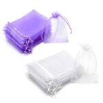 Organza zakje - 7 x 9 cm - meerdere kleuren