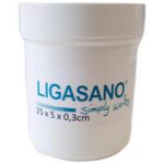 Ligasano hygiënisch in wit potje - 25 x 5 x 0,3 cm