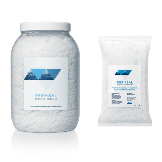 Permsal Magnesium - kristallen 2 kg   500 gram