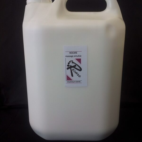 Rocare massage emulsie met rozenolie - 5 liter