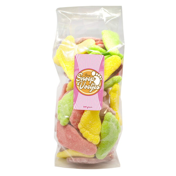 Snoepvoetjes - Zoete voetjes - zak 500 gram - 2 stuks